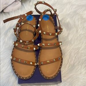 Madden Girl Tan Studded Sandals